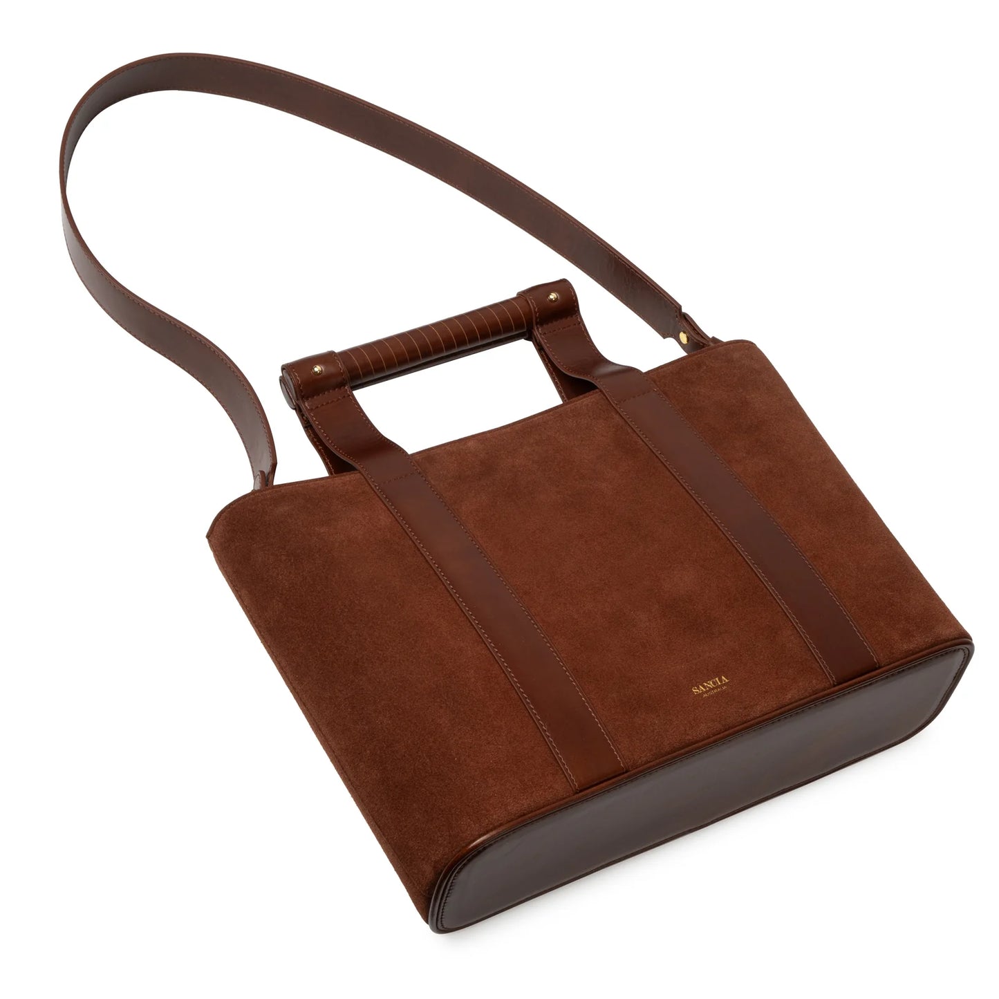 SANCIA | Sac en cuir ''Ravenna Tote'' - Marron