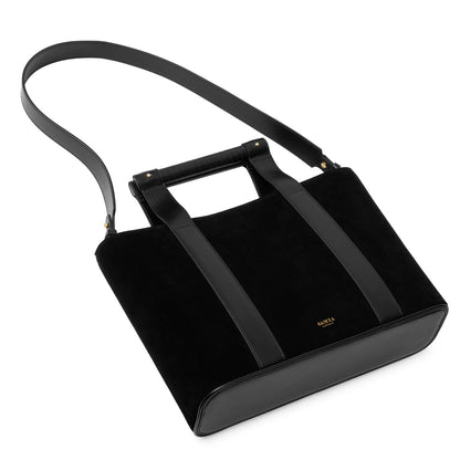 SANCIA | Sac en cuir ''Ravenna Tote'' - Noir