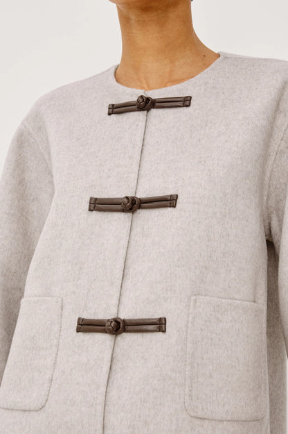 Rails | Manteau en laine "Deidre" - Avoine brune