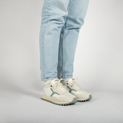 BLACKSTONE | Baskets "Scoria Legend" - Blanc / Vert