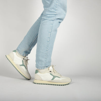 BLACKSTONE | Baskets "Scoria Legend" - Blanc / Vert
