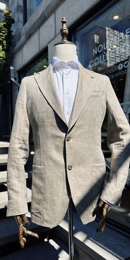 Tombolini | Veston en lin - Beige