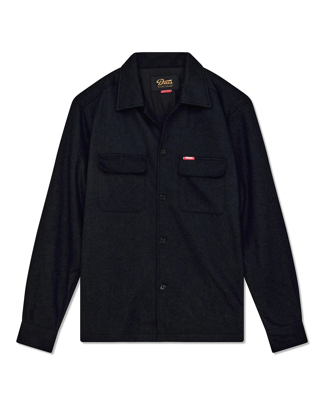 Deus Ex Machina | La chemise en laine ''Clayton'' - Noir