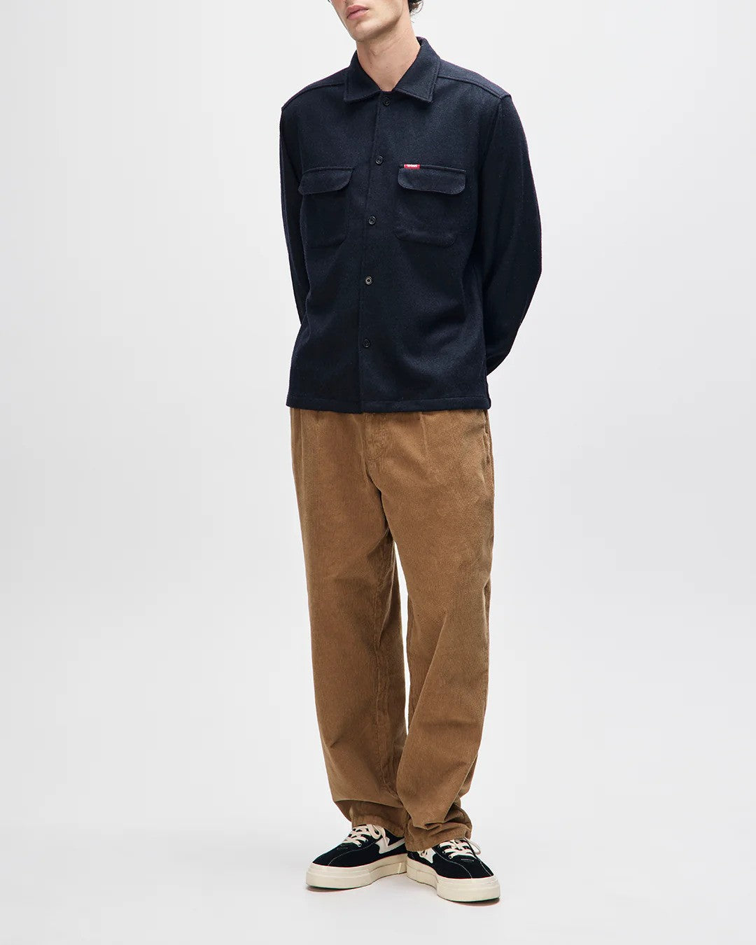 Deus Ex Machina | La chemise en laine ''Clayton'' - Noir