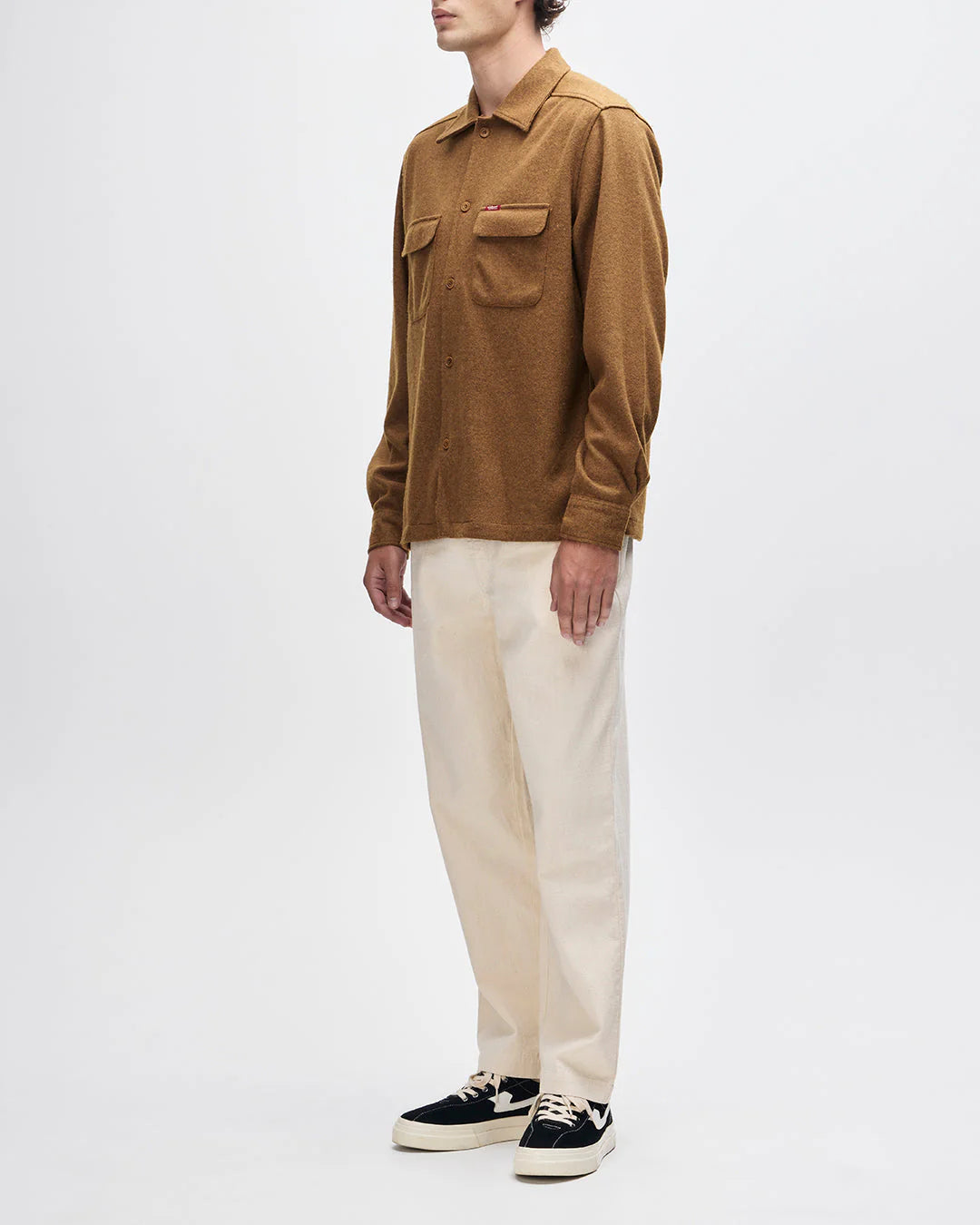 Deus Ex Machina | La chemise en laine ''Clayton'' - Brun bronze