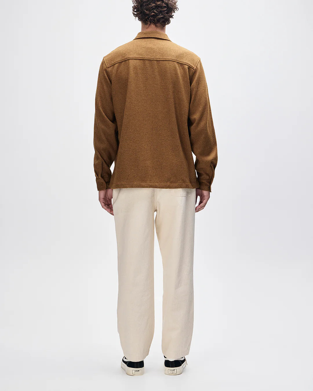 Deus Ex Machina | La chemise en laine ''Clayton'' - Brun bronze