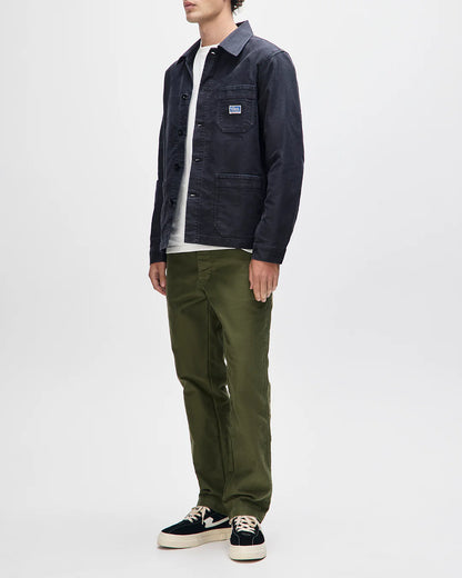 Deus Ex Machina | Veste chemise en satin de coton ''Chore'' - Noir