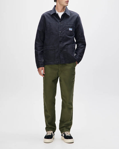 Deus Ex Machina | Veste chemise en satin de coton ''Chore'' - Noir