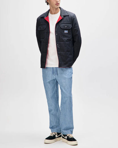 Deus Ex Machina | La surchemise cirée Maxwell - Noir