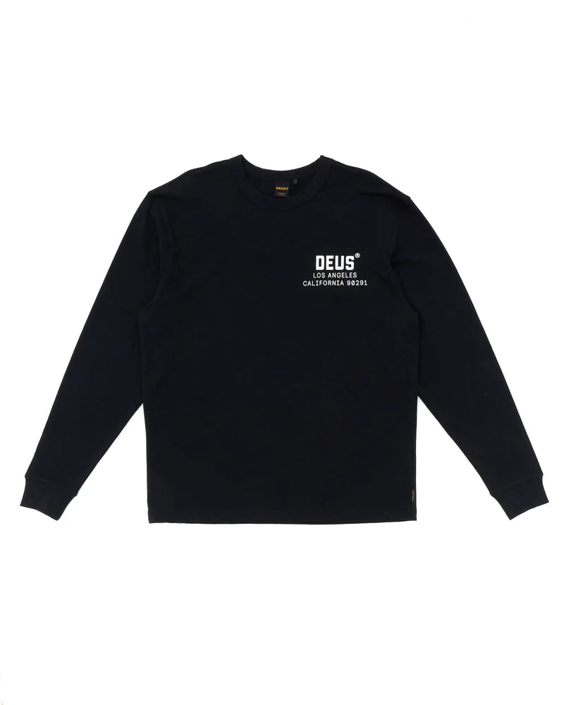 Deus Ex Machina | T-shirt manches longues "Jones" - Noir