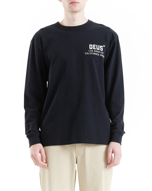 Deus Ex Machina | T-shirt manches longues "Jones" - Noir