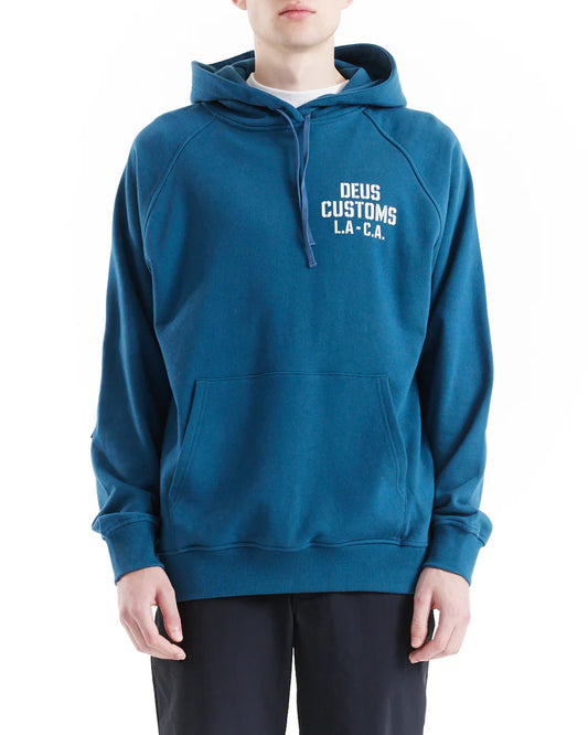 Deus Ex Machina | Sweat à capuche "Quay" - Bleu