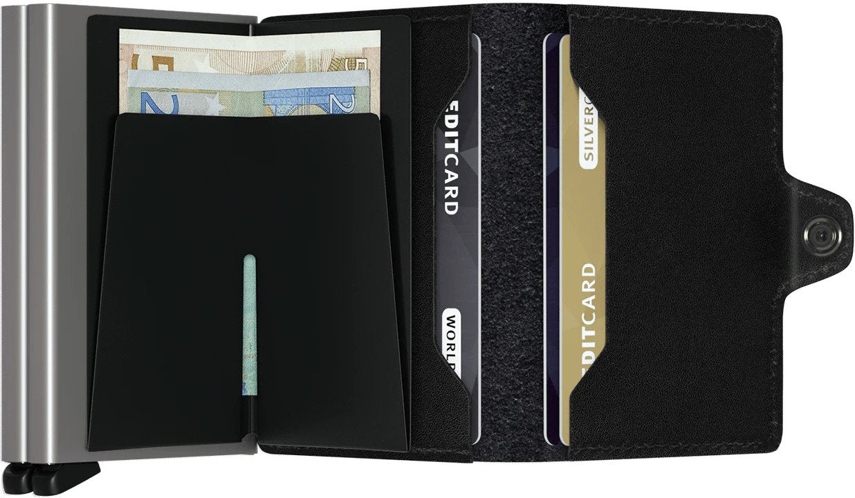 Secrid | Portefeuille double style original - Noir