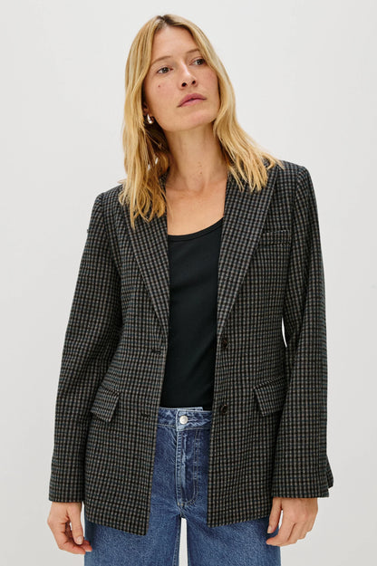 Rails | Blazer "Doris" - Noir/Gris/Bleu