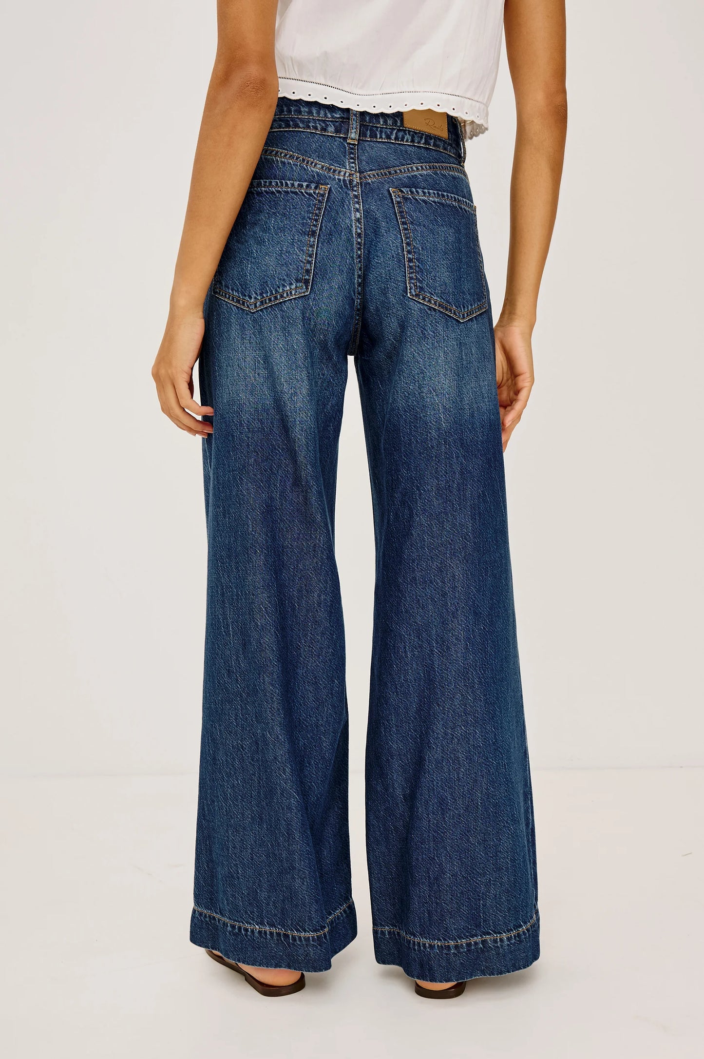 Rails | Le jean à jambes larges ''Dover'' - Bleu Boondocks