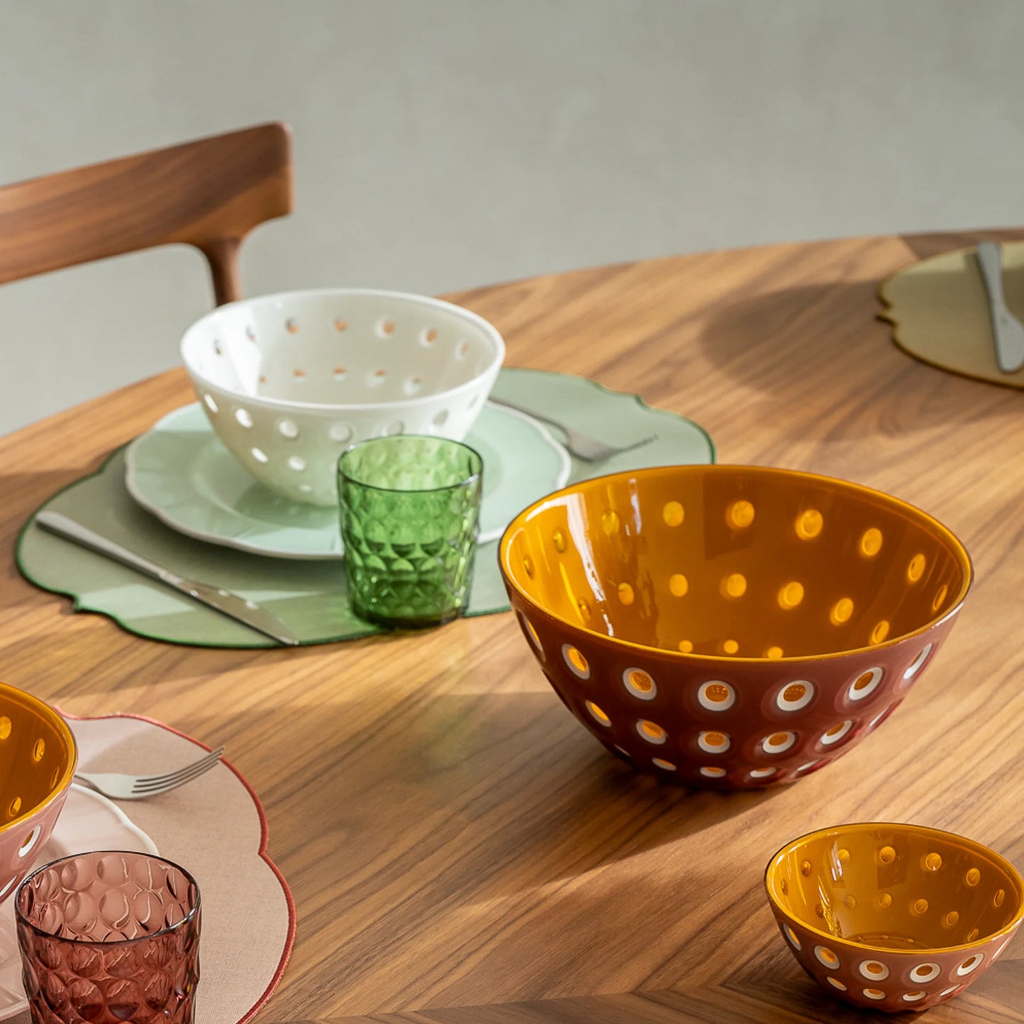 ASSIETTE "FLORA" - Vert