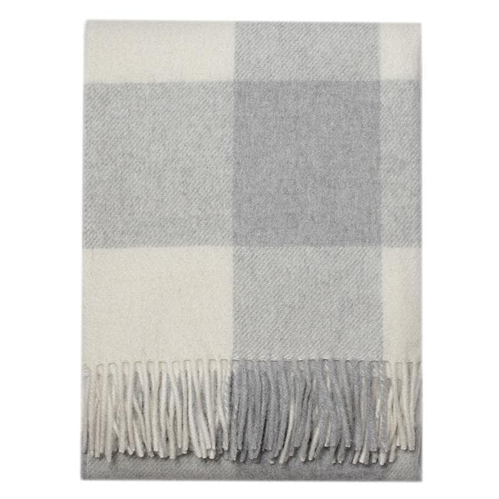 Linen Way | Couverture "St Louis" Alpaga - Ivoire fumée