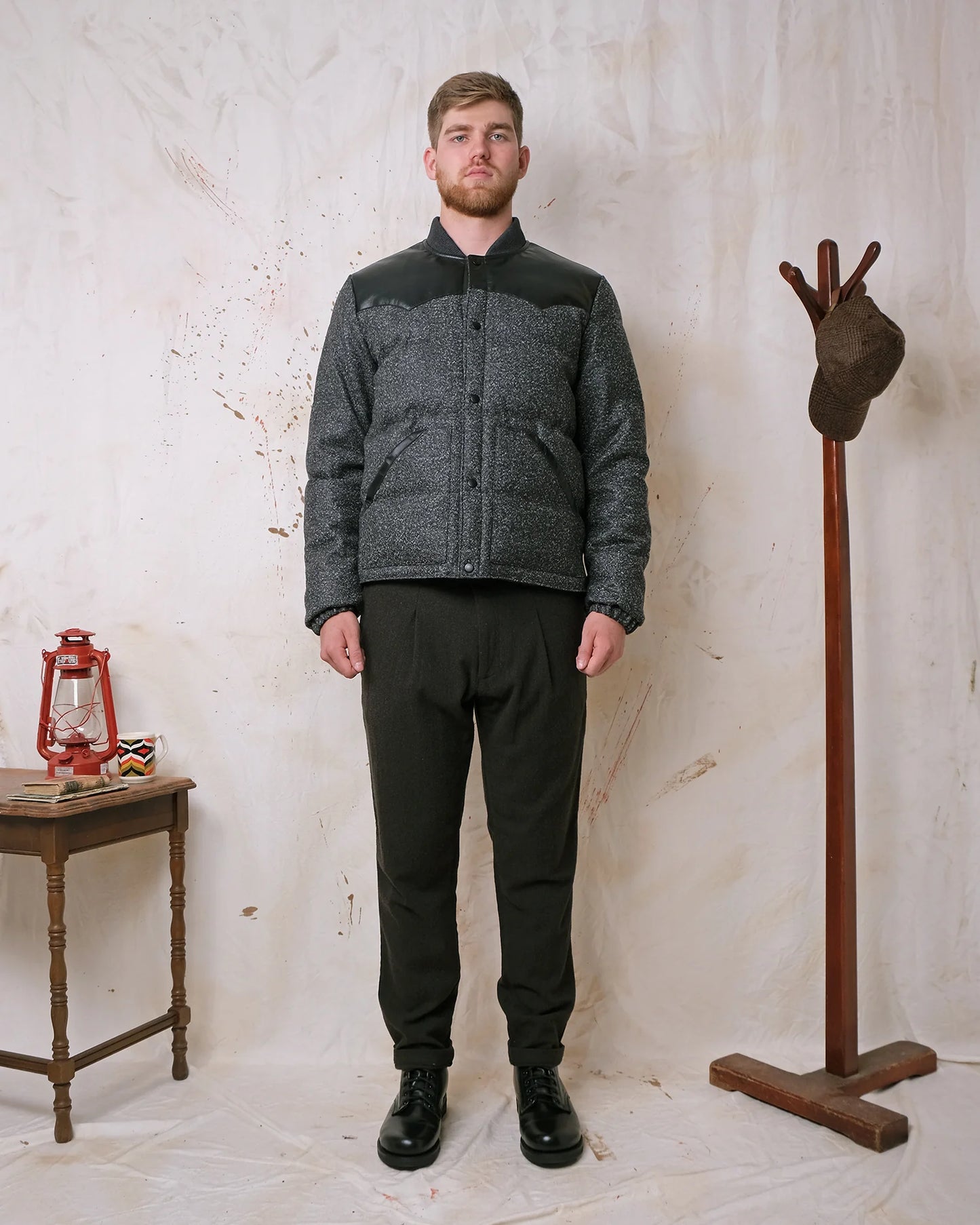 Outclass | Doudoune en laine mélangée - Noire