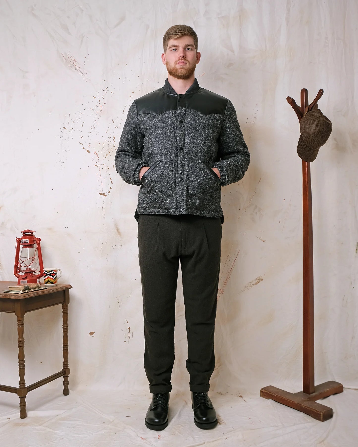 Outclass | Doudoune en laine mélangée - Noire