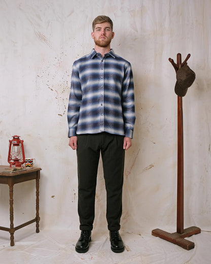 Outclass | Chemise facile couverture à carreaux - Bleu
