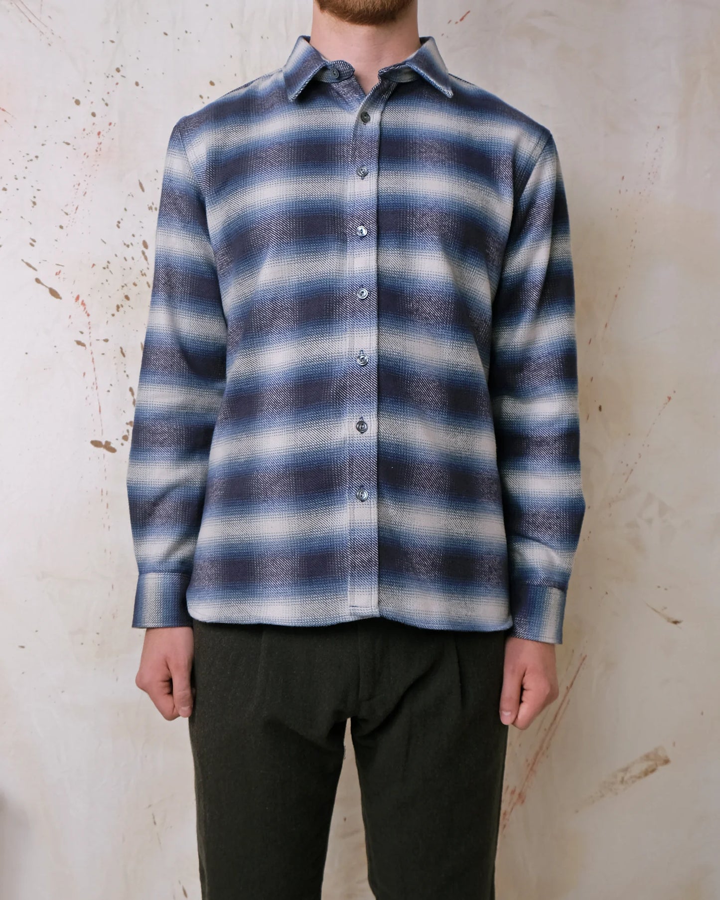 Outclass | Chemise facile couverture à carreaux - Bleu