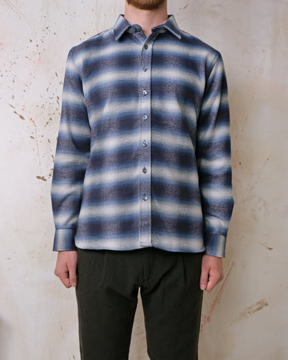 Outclass | Chemise facile couverture à carreaux - Bleu