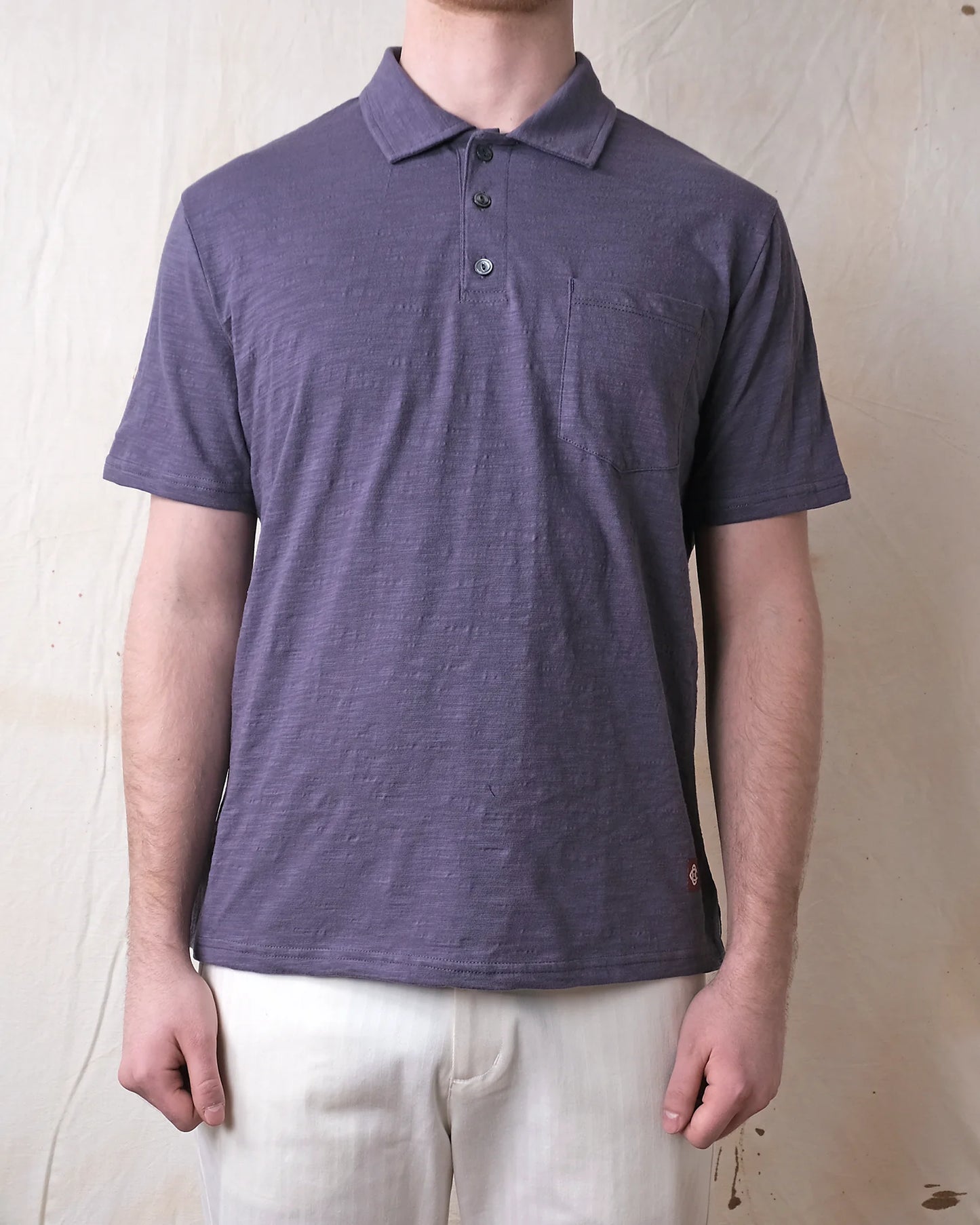 Outclass | Polo en cotton slub - Violet