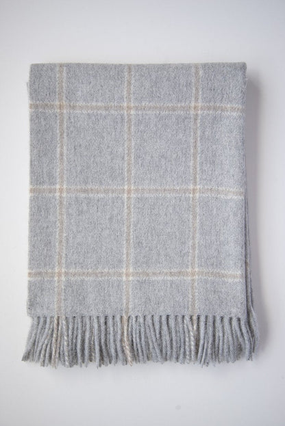 Linen Way | Couverture Stowe Alpaca - Gris