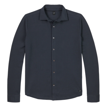 WAHTS | La chemise extensible en jersey ''Duke'' - Marine