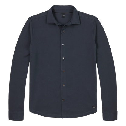 WAHTS | Chemise en Jersey "Duke" - Bleu marine
