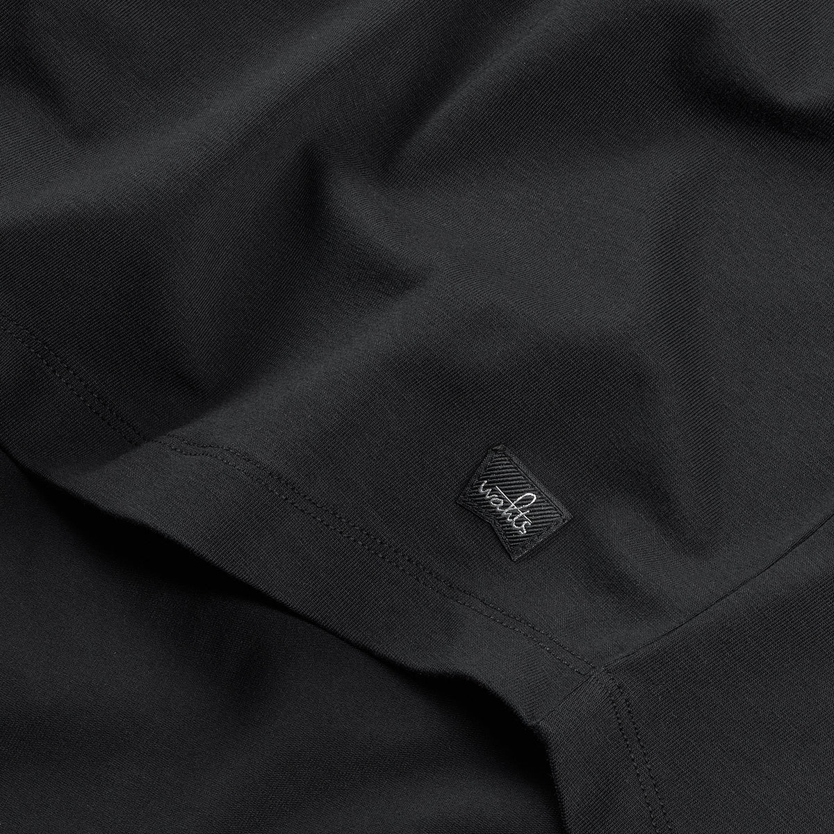 WAHTS | La chemise extensible en jersey ''Duke'' - Noir
