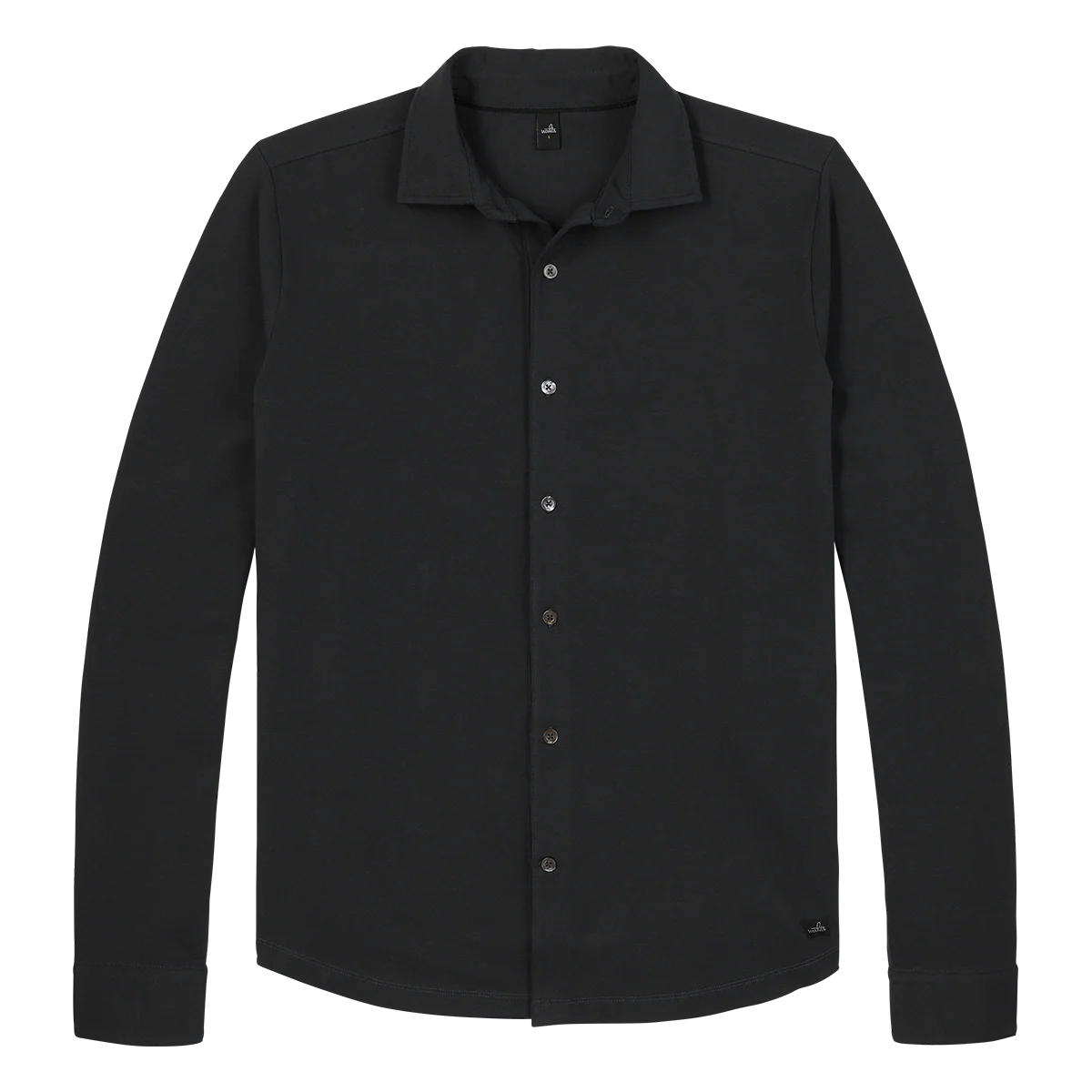 WAHTS | La chemise extensible en jersey ''Duke'' - Noir