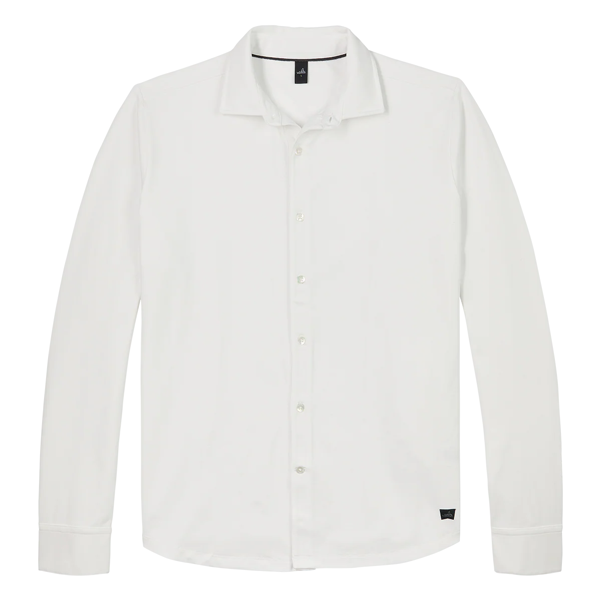 WAHTS | La chemise extensible en jersey ''Duke'' - Blanc
