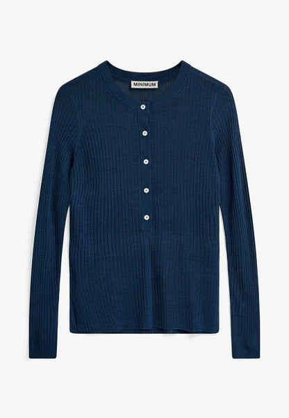 MINIMUM | Haut 'Dahlia' | Bleu