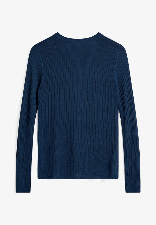 MINIMUM | Haut 'Dahlia' | Bleu