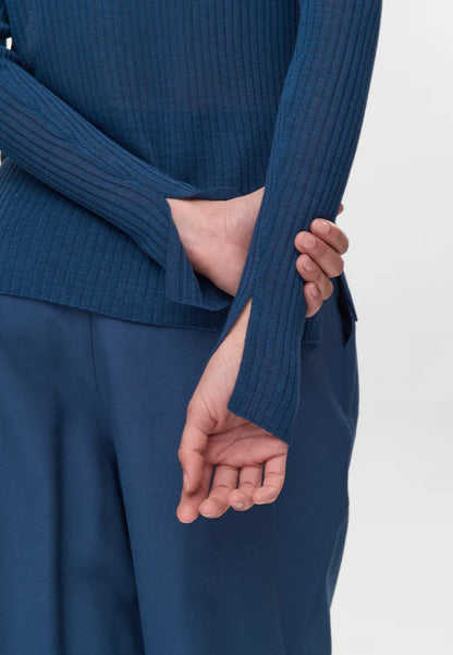 MINIMUM | Haut 'Dahlia' | Bleu