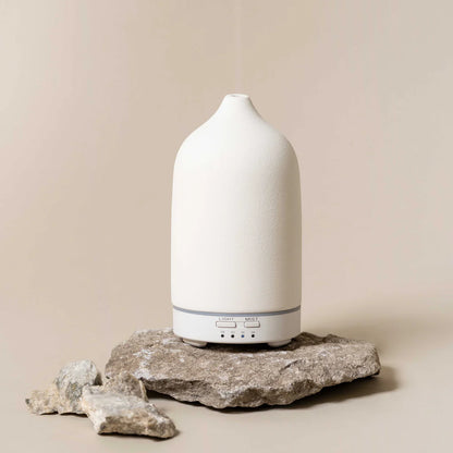 ATELIER LA VIE APOTHICAIRE | Diffuseur d’huiles essentielles ultrasonique - Blanc écru