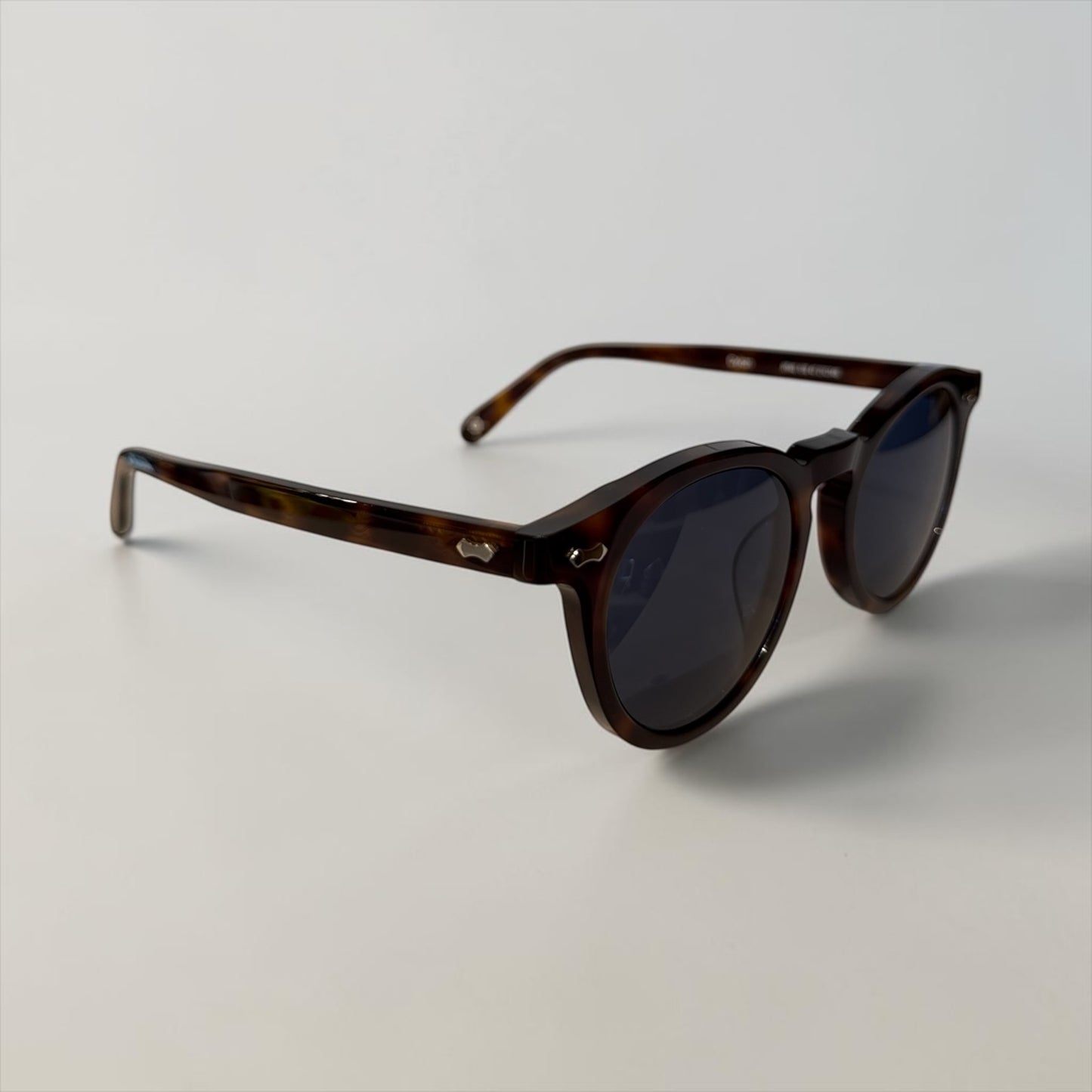OLC Optics | Lunettes de soleil "DYLAN" - Brun tortoise foncé / bleu