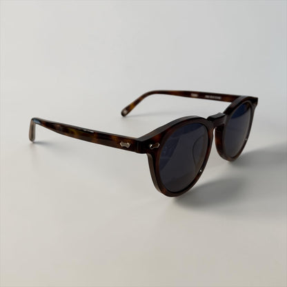 OLC Optics | Lunettes de soleil "DYLAN" - Brun tortoise foncé / bleu