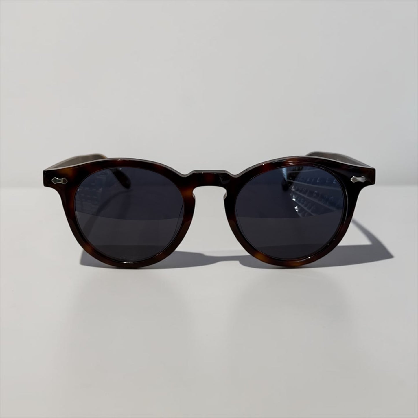 OLC Optics | Lunettes de soleil "DYLAN" - Brun tortoise foncé / bleu