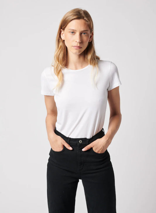 Majestic filatures | T-shirt "SOFT TOUCH" - Blanc