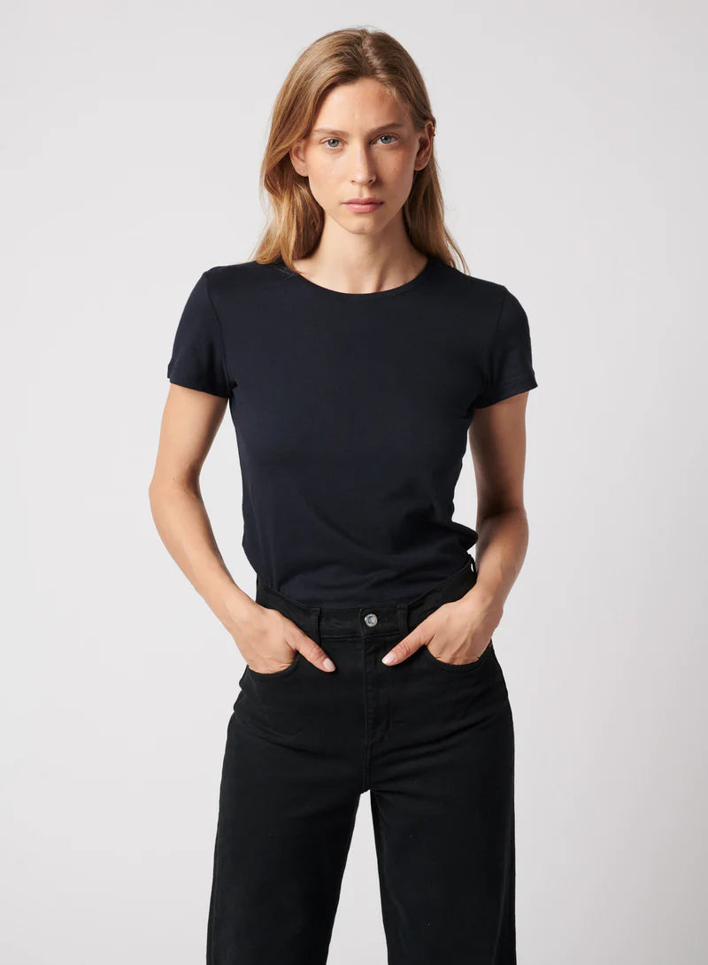 Majestic filatures | T-shirt "SOFT TOUCH" - Marine