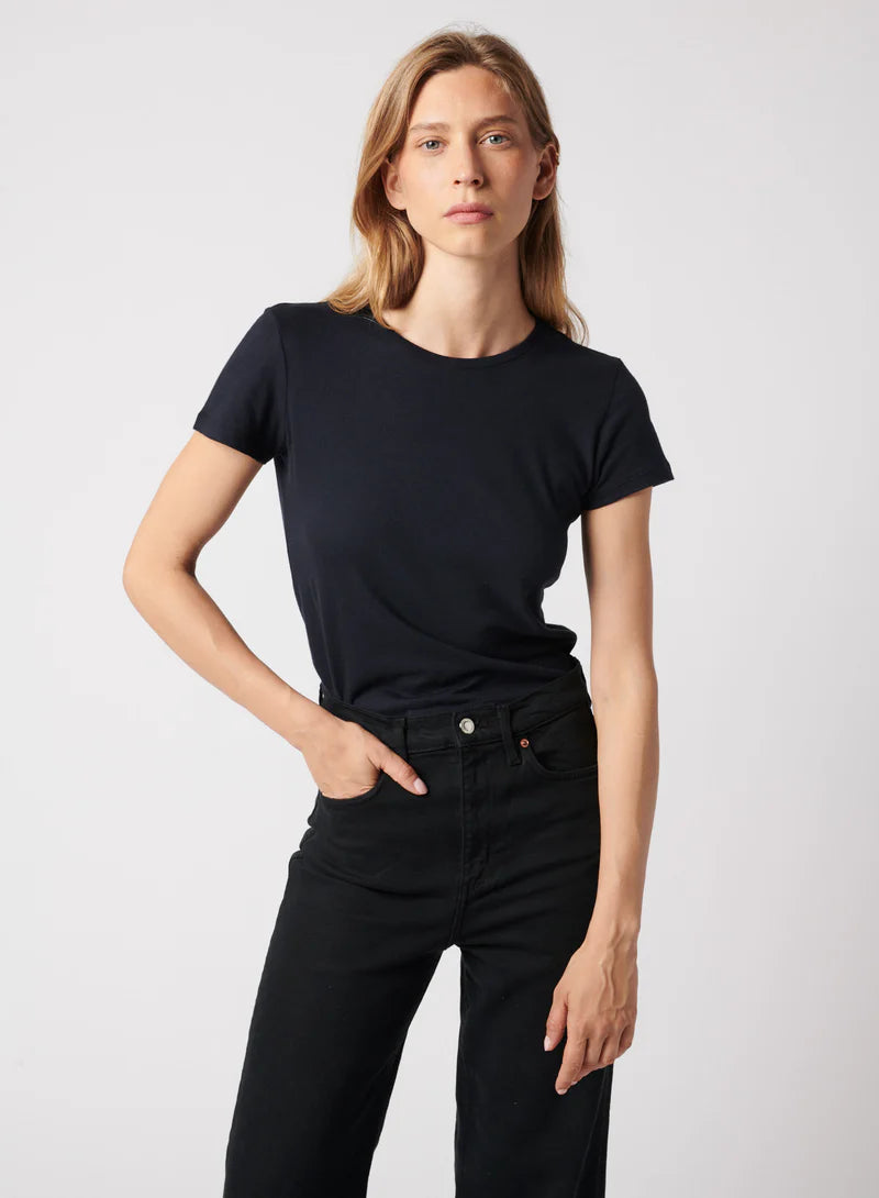 Majestic filatures | T-shirt "SOFT TOUCH" - Marine