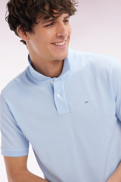 Eden Park | Polo en coton Pima - Bleu ciel