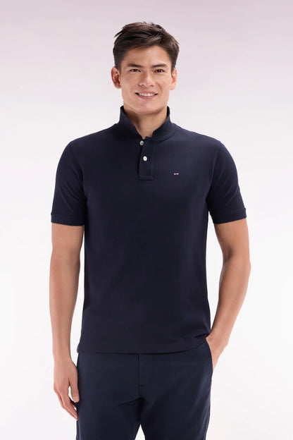 Eden Park | Polo en coton Pima - Bleu marine