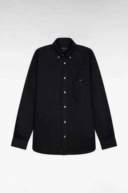 Eden Park | Chemise droite en lin blanc - Marine