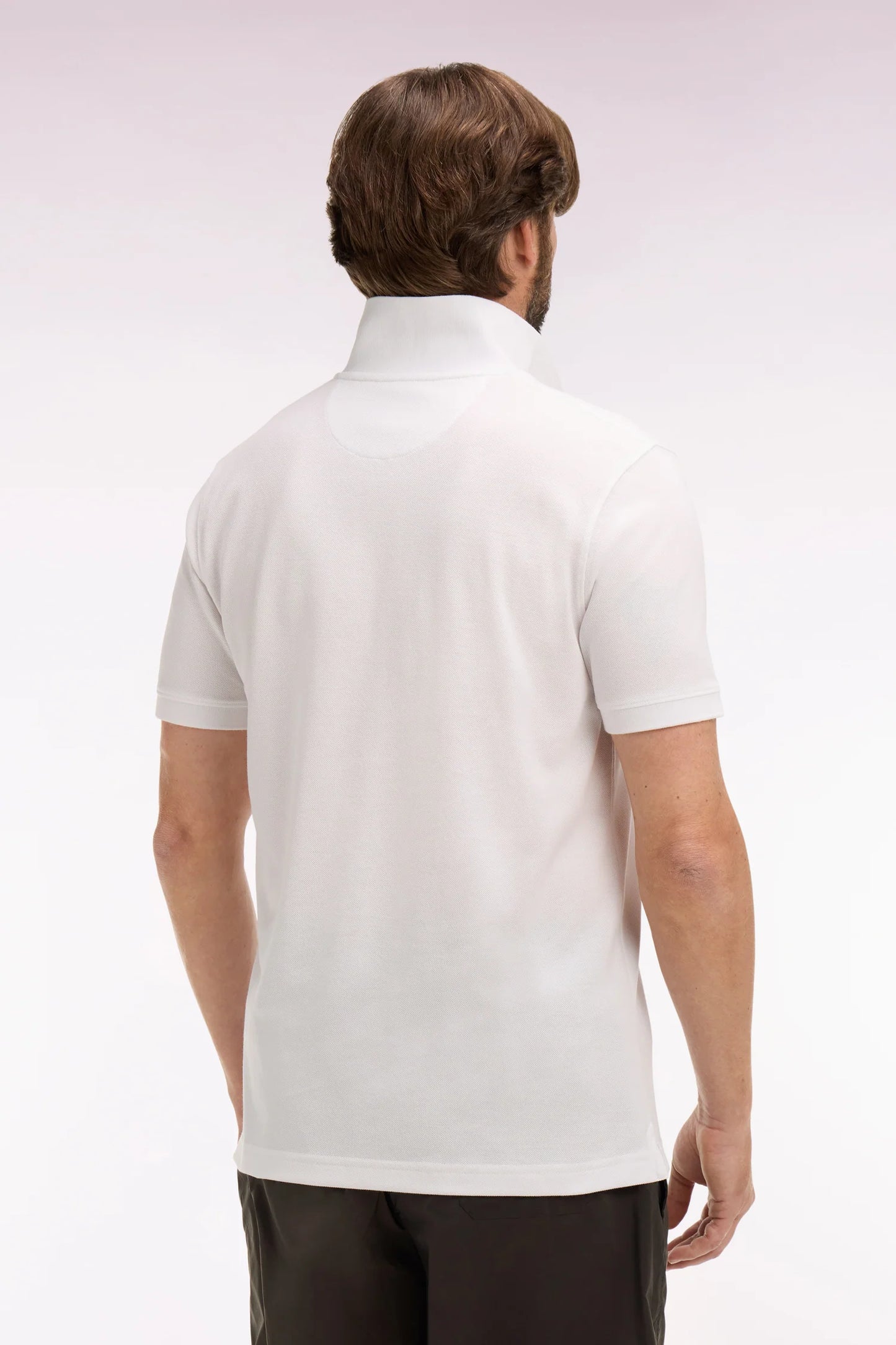 Eden Park | Polo à manches courtes en coton coupe regular - Blanc