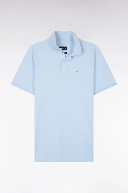 Eden Park | Polo à manches courtes en coton coupe regular - Bleu clair