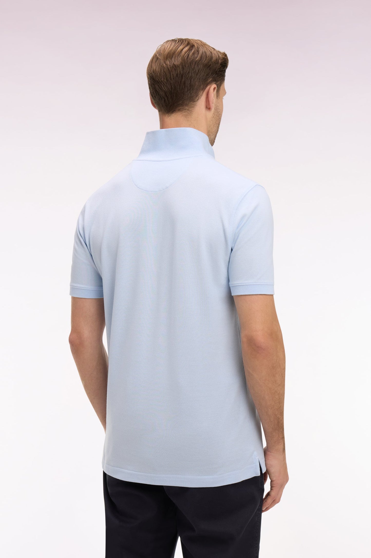 Eden Park | Polo à manches courtes en coton coupe regular - Bleu clair