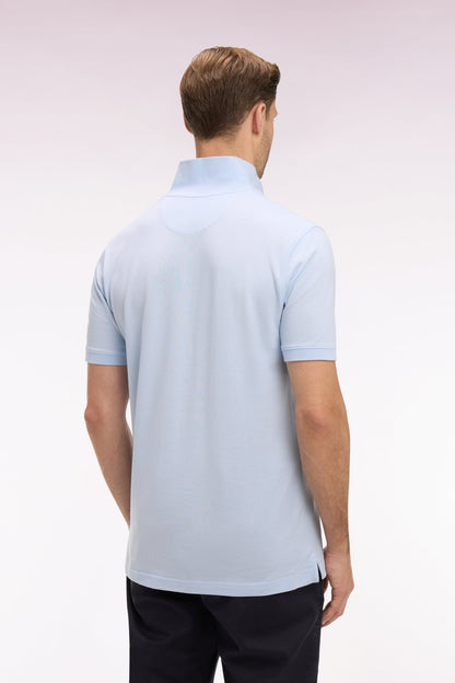 Eden Park | Polo à manches courtes en coton coupe regular - Bleu clair